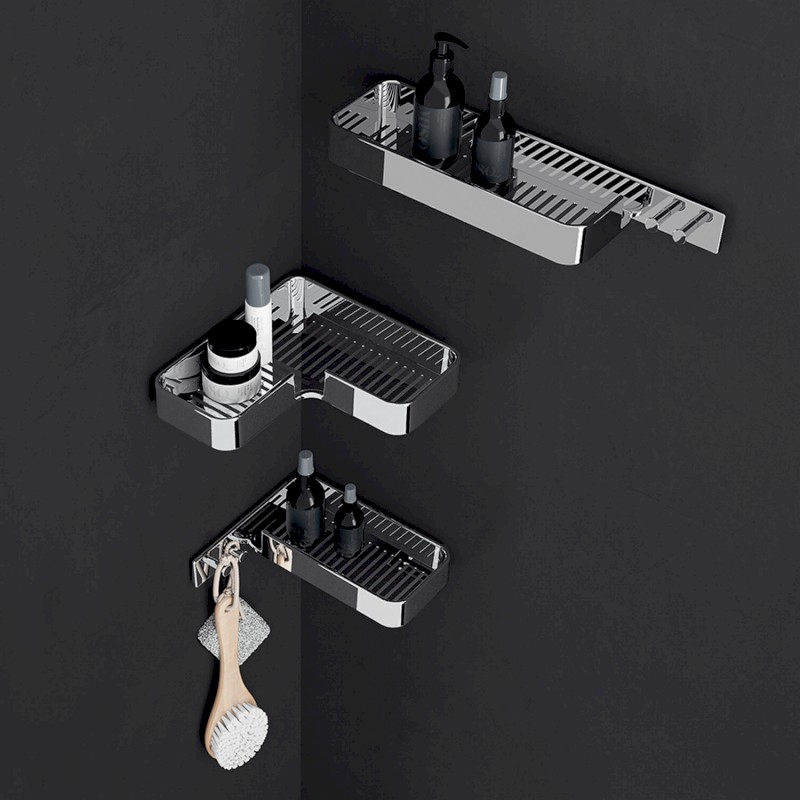 Il GIGLIO police do sprchy, 250x42x215mm, chrom A91913