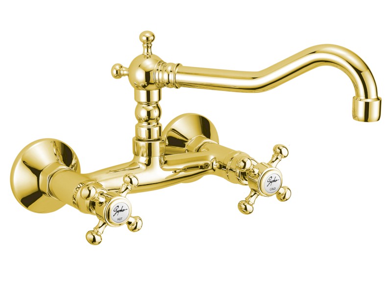 ANTEA nástěnná baterie, horní ramínko, zlato 3365