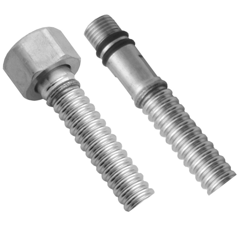 Připojovací nerezová trubička, vlnovec, M10x3/8