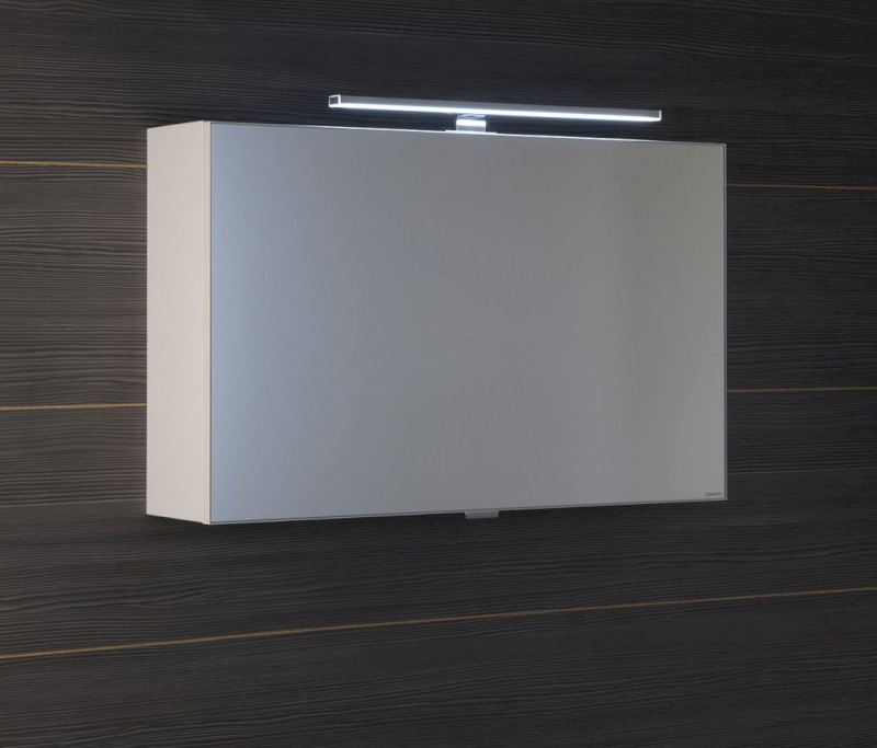 CLOE galerka s LED osvětlením 80x50x18cm, bílá CE080-0030