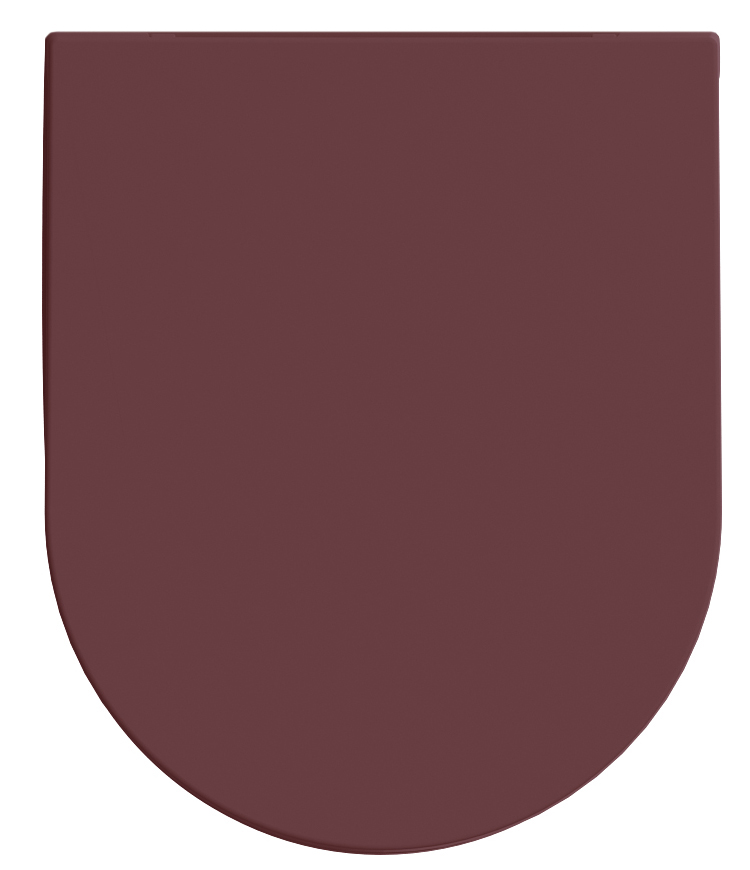 INFINITY WC sedátko, SLIM, Soft Close, Easy Take, maroon red 40KF0543I-S