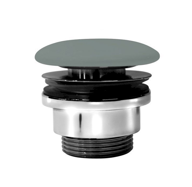 GSI umyvadlová výpust 5/4“, neuzavíratelná, keramická zátka, 5-65mm, agave mat PVC04