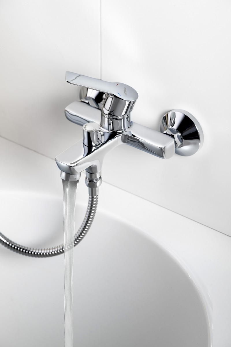 BARON nástěnná vanová baterie, chrom 612.010.1