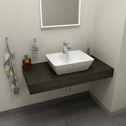 TAILOR rockstone deska 80x50 cm, provedení límce L TR080L