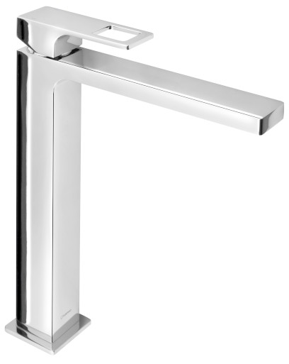 FORATA  stojánková umyvadlová baterie vysoká, prodloužená hubice, chrom FT007