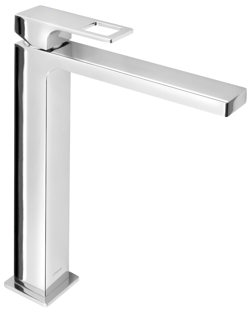 FORATA  stojánková umyvadlová baterie vysoká, prodloužená hubice, chrom FT007