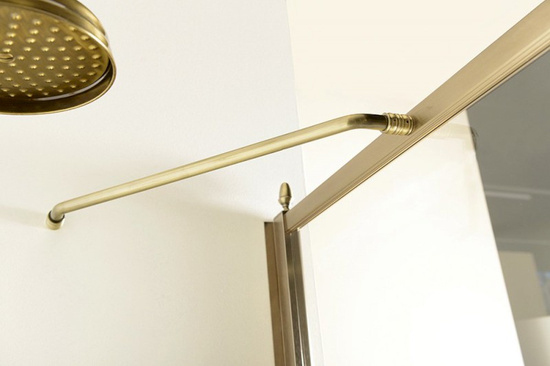 ANTIQUE vzpěra k zástěnám 400mm, bronz GQV220