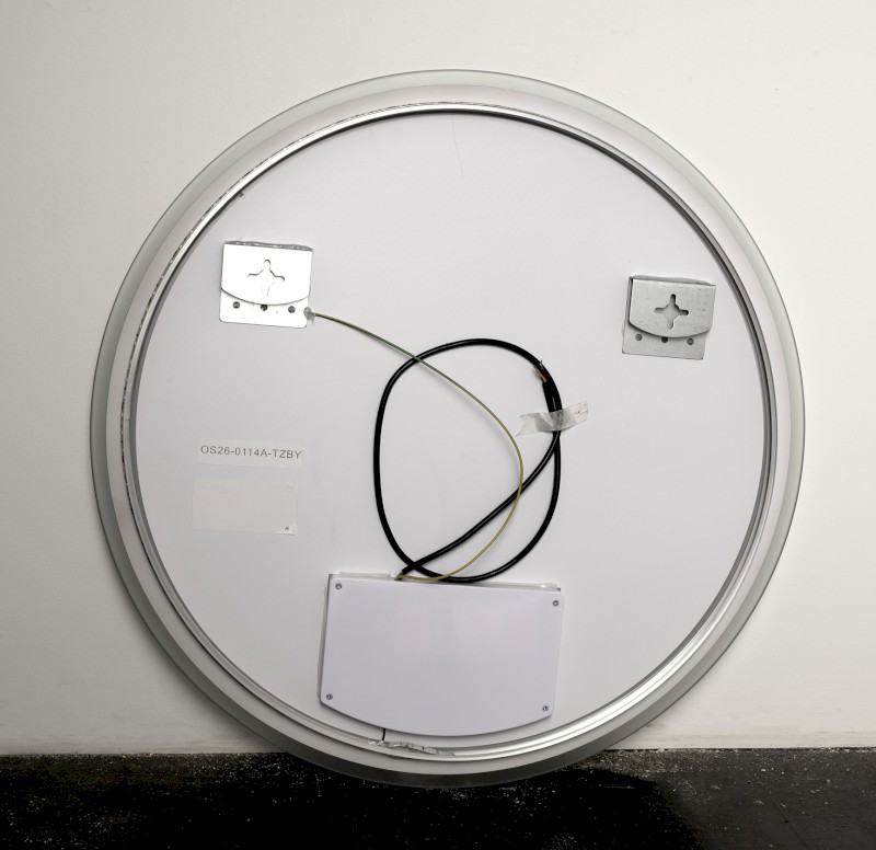 URSA kulaté zrcadlo s LED osvětlením ø 60cm, dotykový senzor, stmívatelné UR060