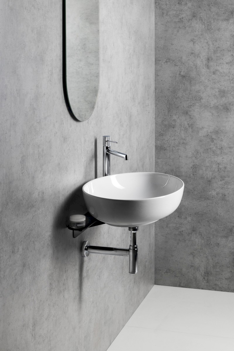 OFELIE keramické umyvadlo na desku, 52x40cm, bílá AR433