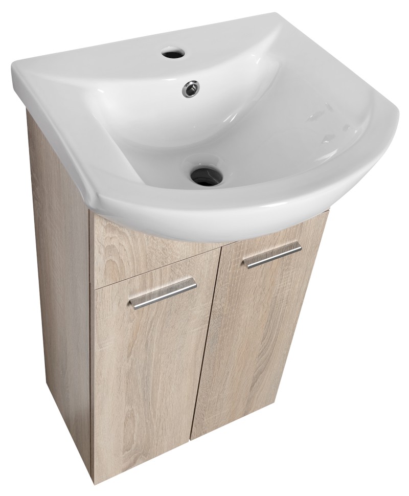 ZOJA umyvadlová skříňka 41,5x74x25,3cm, dub platin 51144