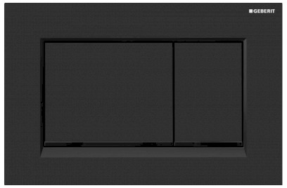 GEBERIT SIGMA30 ovládací tlačítko, Easy to clean, černá mat 115.883.16.1