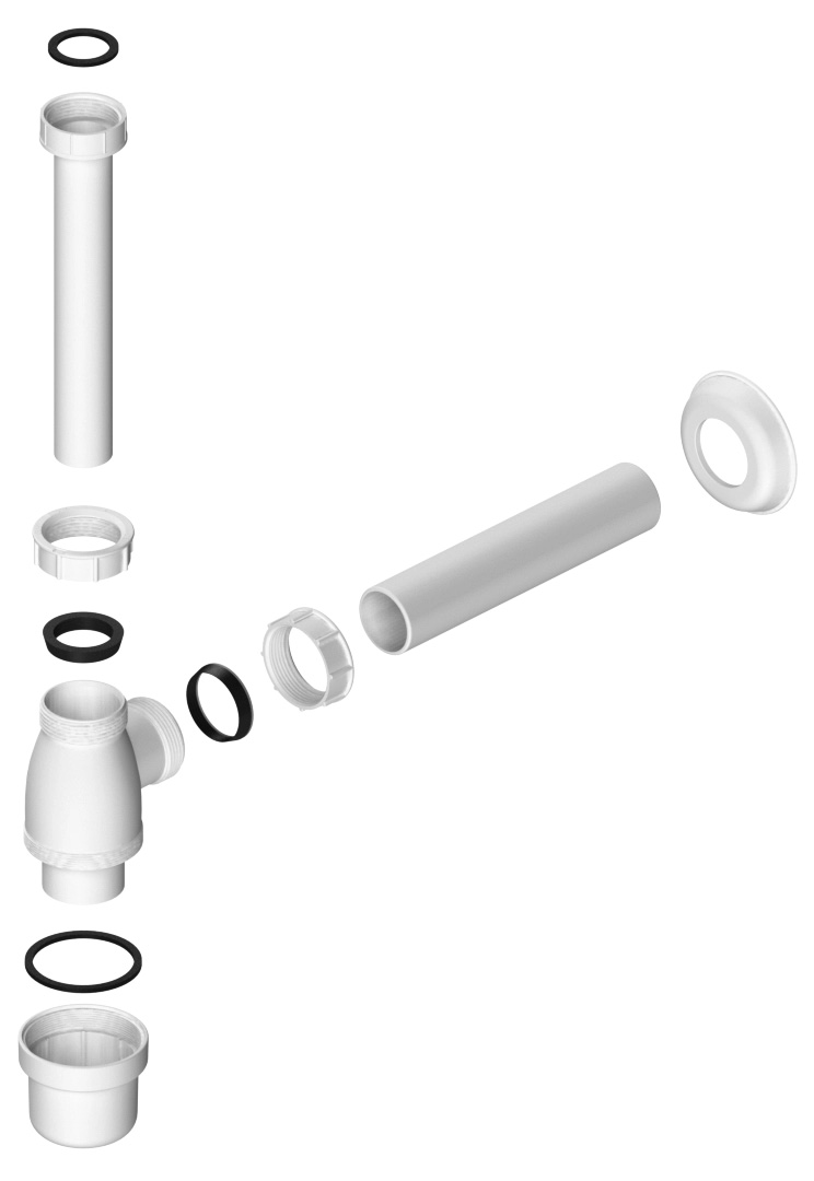 Umyvadlový sifon 5/4