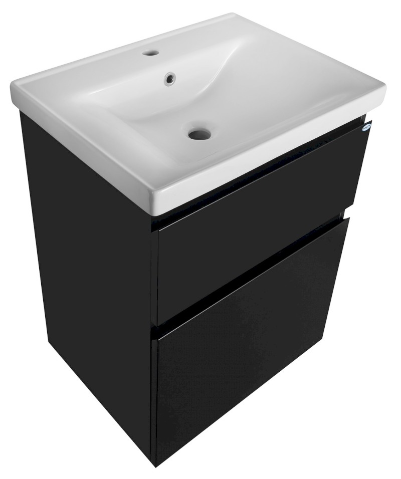ALTAIR umyvadlová skříňka 57x72,5x45cm, černá mat AI660