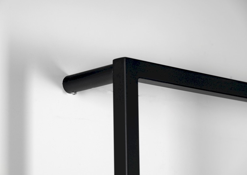 SKA nástěnný sušák ručníků 600x1150x100mm, černá mat SKA502