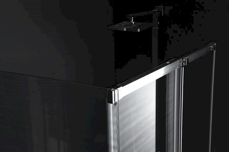 ALTIS boční stěna 1000mm, čiré sklo, výška 2000mm, čiré sklo AL6115C