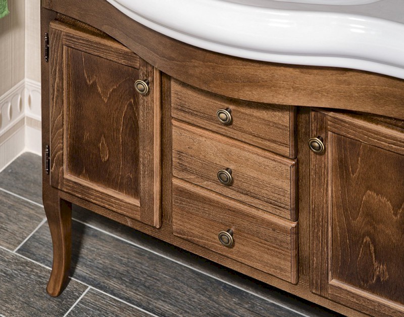 RETRO umyvadlová skříňka 89x80x48cm, buk 1620