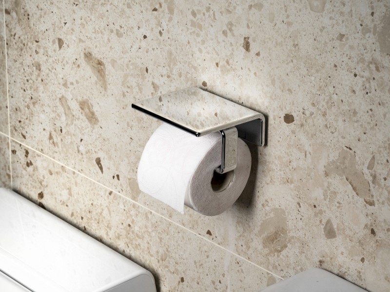 IL GIGLIO držák toaletního papíru s poličkou, chrom A92513