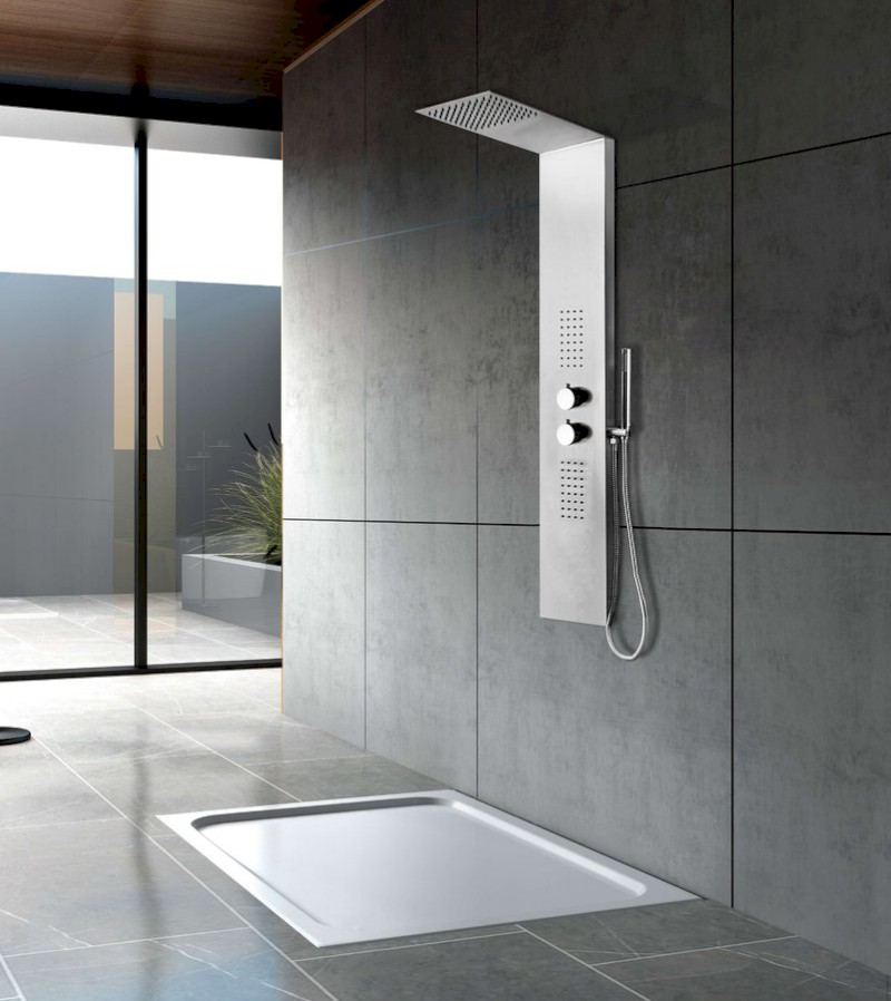 GRACE sprchový panel 220x1450mm, nerez mat WN326