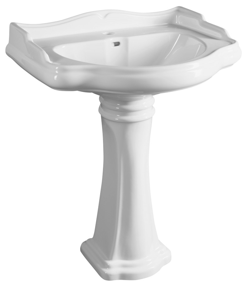 RETRO keramické umyvadlo 73x54cm, bílá 104701