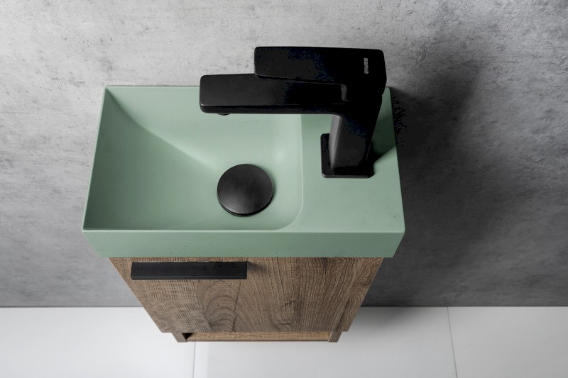 TURSI stojánková umyvadlová baterie, černá mat TI002B