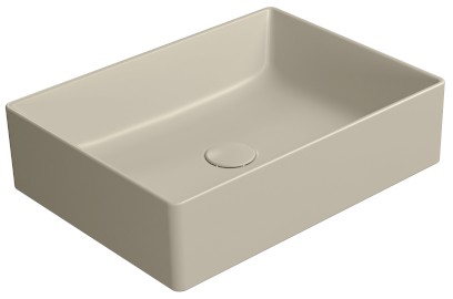 KUBE X keramické umyvadlo na desku, 50x37cm, creta mat 942908