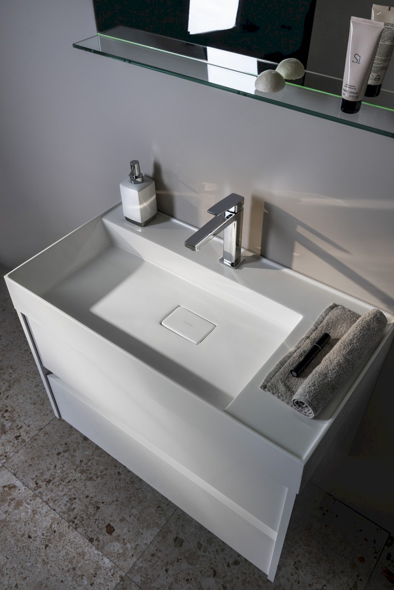 NIRONA umyvadlová skříňka 82x51,5x43 cm, dub Sherwood NR085-1515