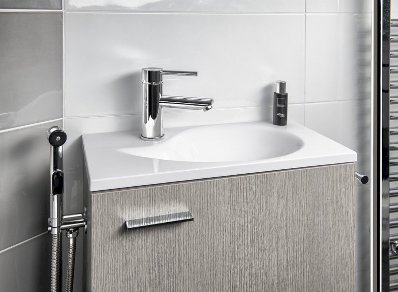 AQUA umývátko 50,5x25cm, litý mramor, bílá 10053