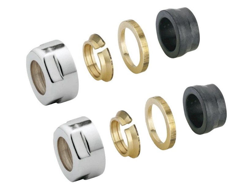 Svěrné šroubení pro Měď 15mm, nerez mat CP6515