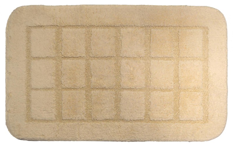 DELHI Koupelnová předložka 50x80cm s protiskluzem, 100% polyester, béžová 1712311