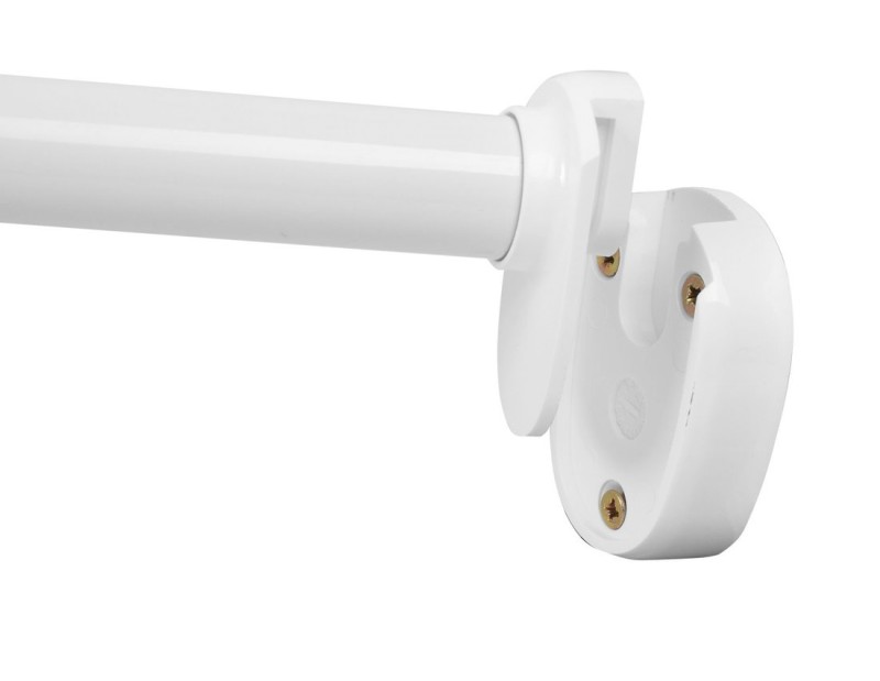 Rohová univerzální sprchová tyč, bílá 59501