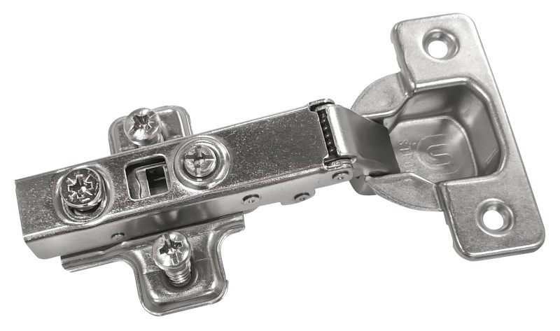 Nábytkový závěs s podložkou, naložený, integr.tlumení, chrom ST110D