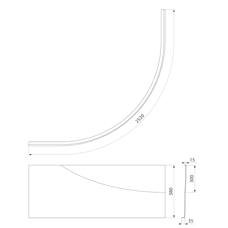 ROSANA 150 panel čelní 63319