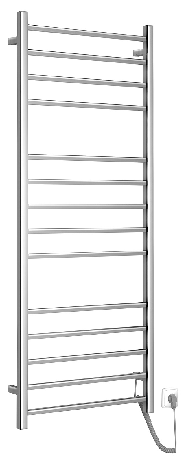 ESKINADO elektrický sušák ručníků, hranatý, 600x1500 mm, 130 W, nerez lesk ER450V