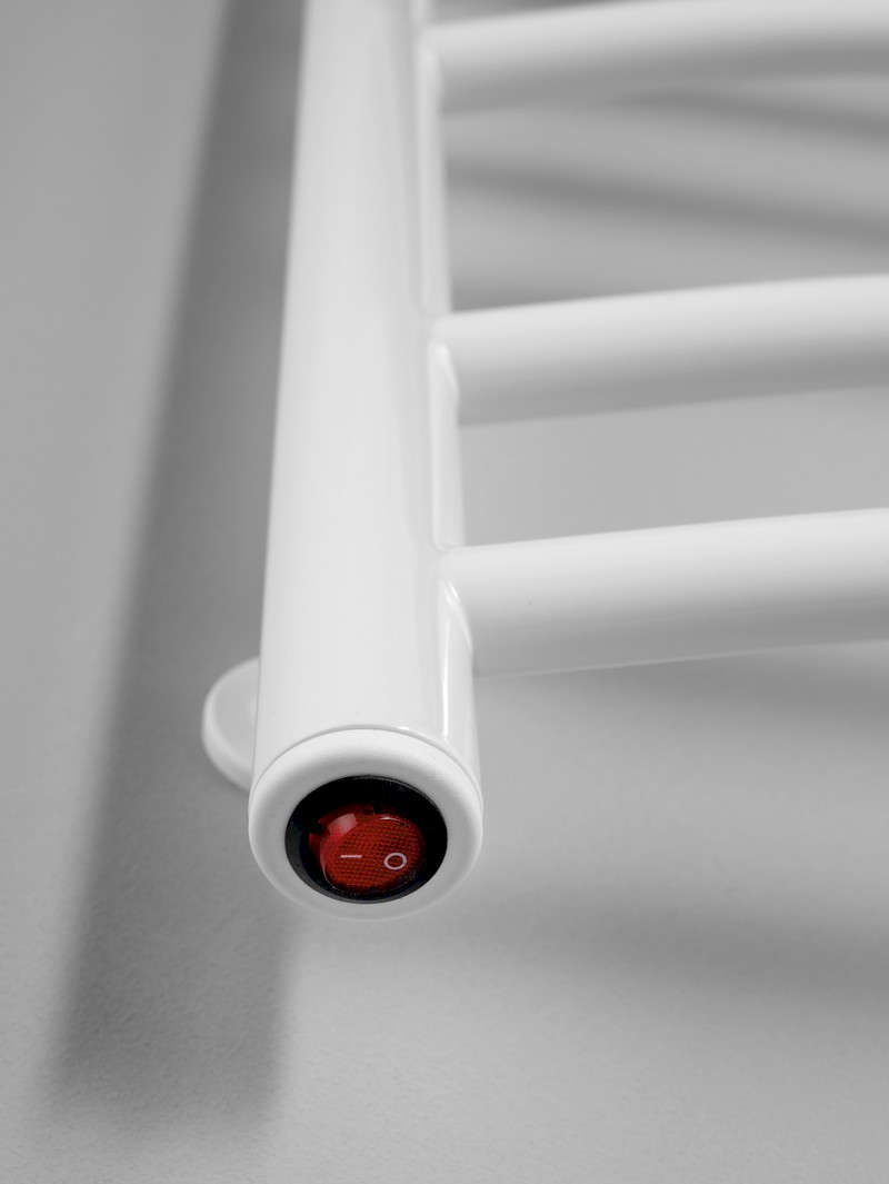 SUPE elektrický sušák ručníků, 360x800mm, 107W, bílý SU140