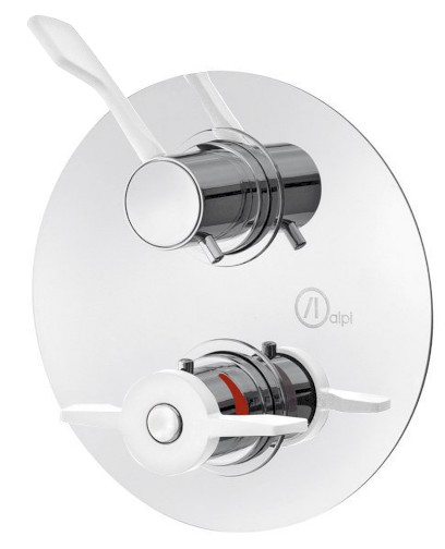 LEA podomítková sprchová termostatická baterie, lékařská páka, chrom LE391