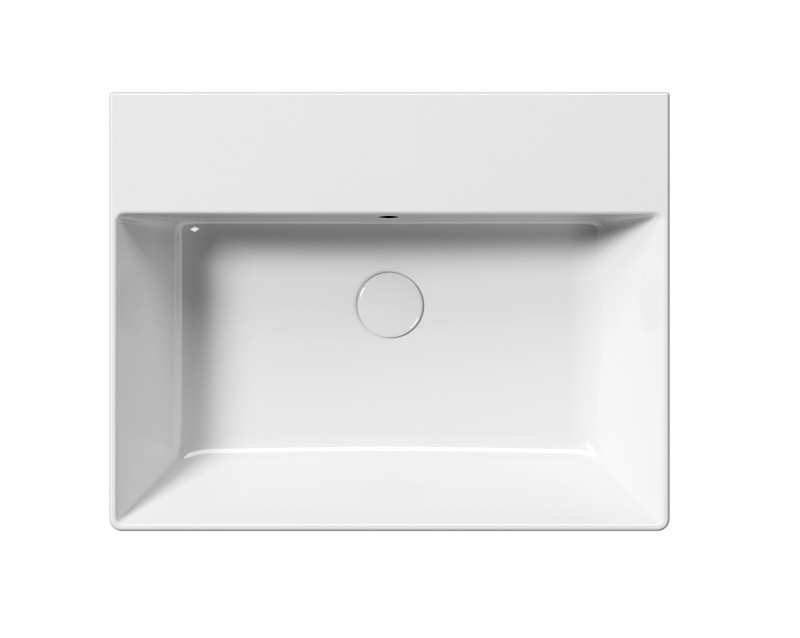 KUBE X keramické umyvadlo 60x47cm, bez otvoru, bílá ExtraGlaze 9431011