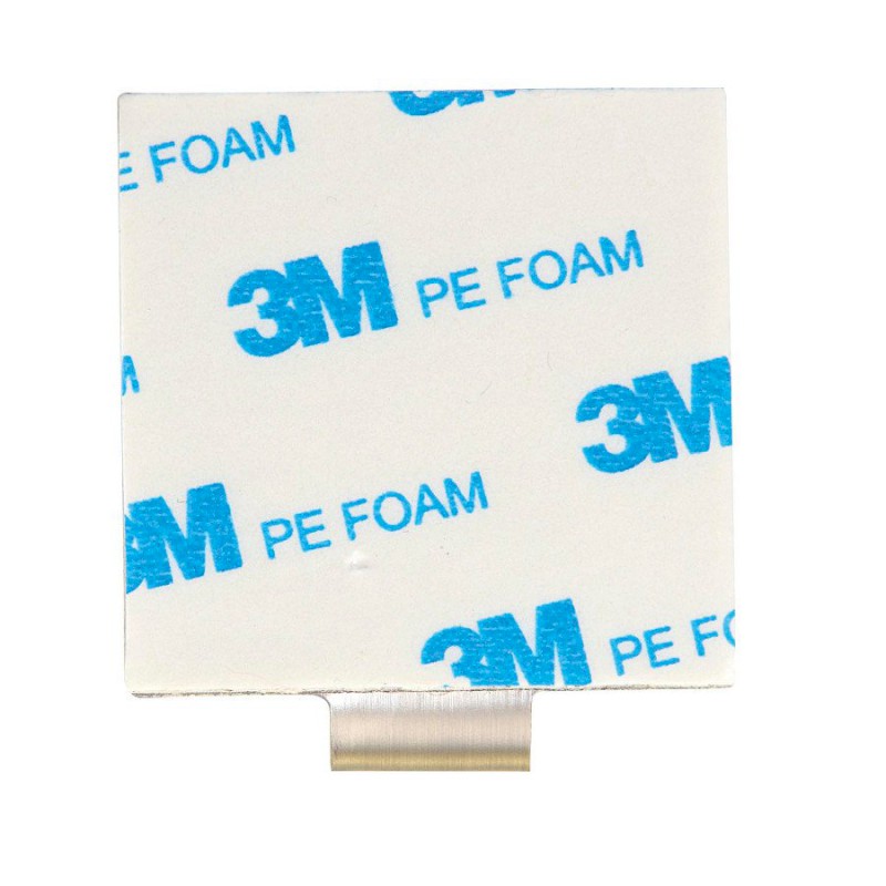 Samolepící háček, sada 4 ks, nerez mat 33209