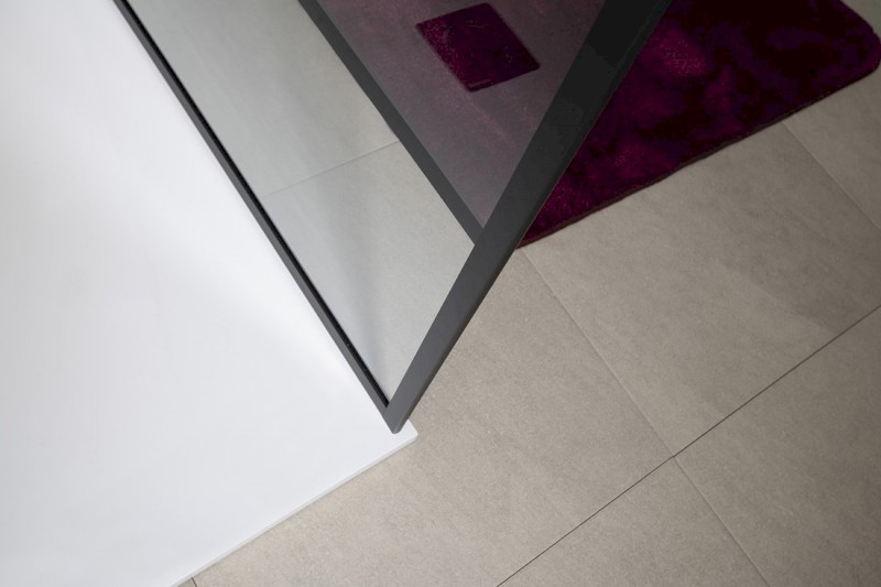 CURE BLACK sprchová zástěna 1200mm, čiré sklo CB120