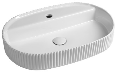 SINTESI keramické umyvadlo na desku, 60x40cm, bílá 10SI65060