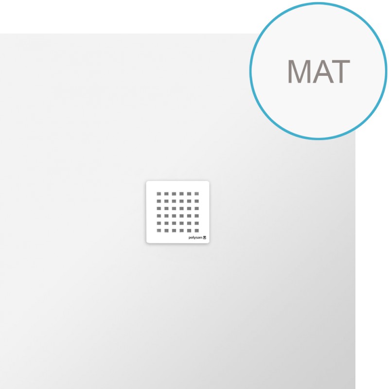 FLEXIA vanička z litého mramoru s možností úpravy rozměru, 100x100cm, bílá mat 71552MAT