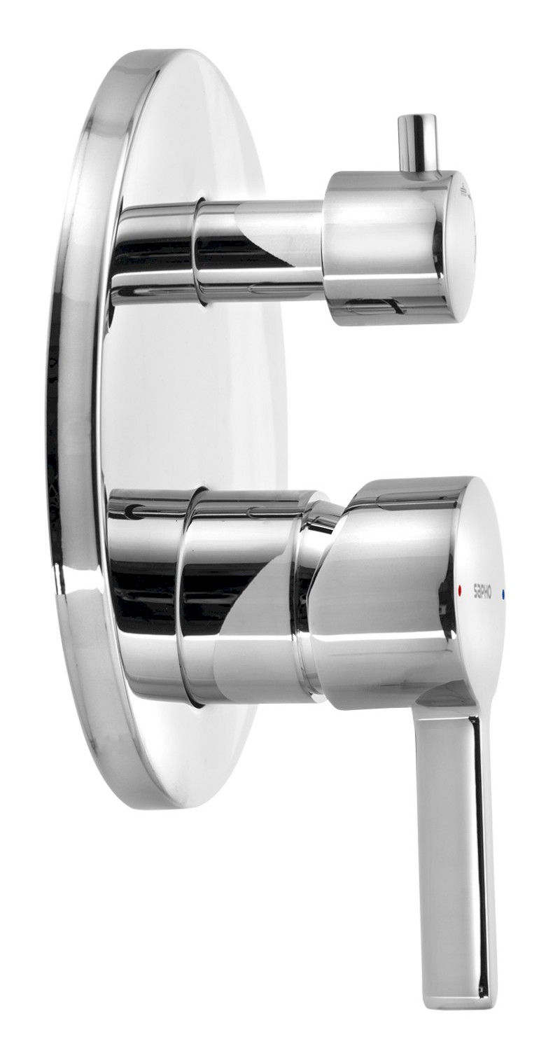 ICONIC podomítková sprchová baterie, 2 výstupy, chrom AF042