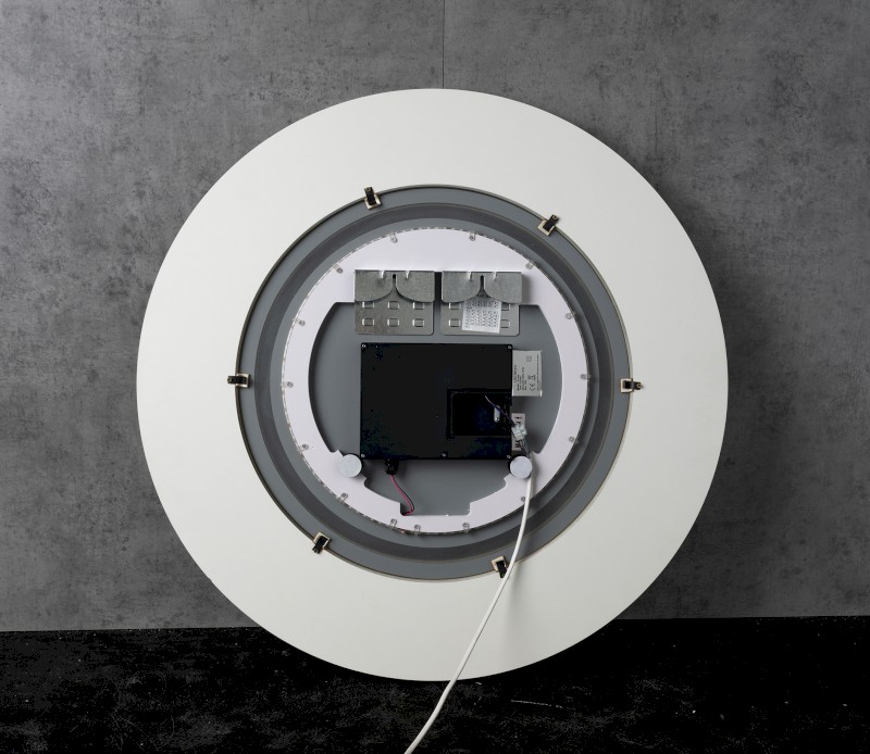 LUMIRO STRIP kulaté zrcadlo s LED osvětlením v rámu ø 75cm, verde LR750-4444S