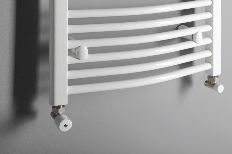 ECO připojovací sada rohová, nikl/bílá CP9810S