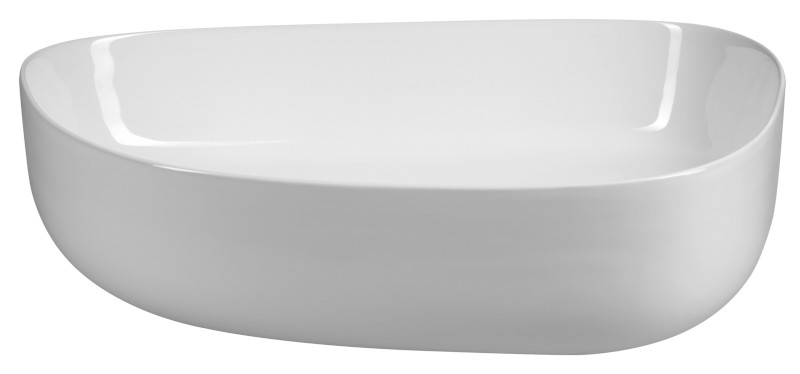 Keramické umyvadlo na desku, 55x42cm, bílá 55421