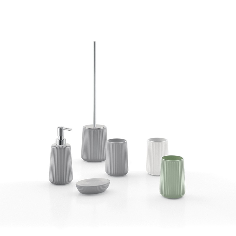 MARIKA WC štětka na postavení, zelená MK3307