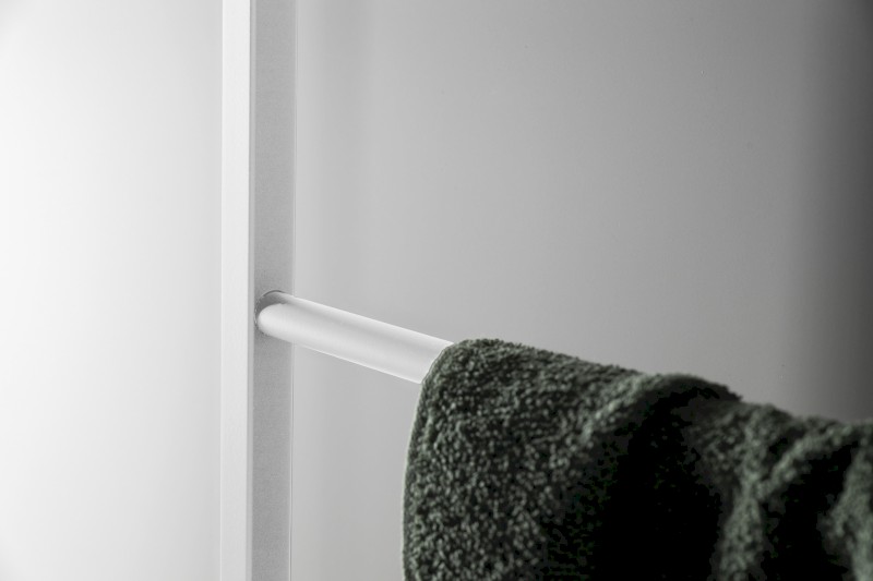 SKA nástěnný sušák ručníků 600x1150x100mm, bílá mat SKA512