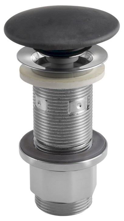 Umyvadlová výpust 5/4“, click-clack, betonová zátka, 10-80mm, antracit mat FG916