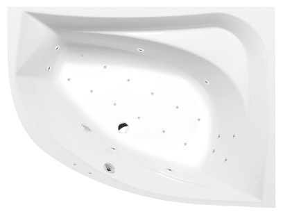 TANYA R hydromasážní vana, 160x120x49cm, Active Hydro-Air, chrom 66119.2010