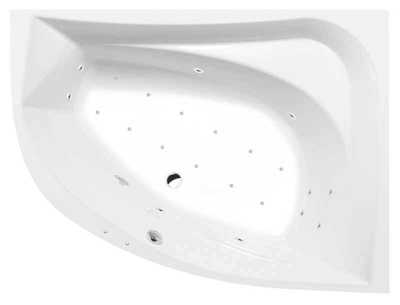 TANYA R hydromasážní vana, 160x120x49cm, Active Hydro-Air, chrom 66119.2010