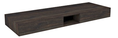 MORIAN umyvadlová skříňka 140x14x48cm, dub černý MR139